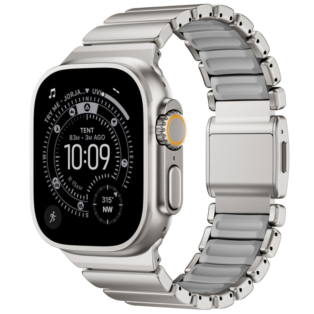 Stylish Titanium Apple Watch Band 11