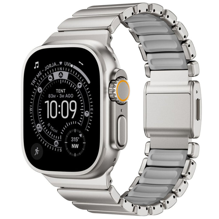 Stylish Titanium Apple Watch Band 11