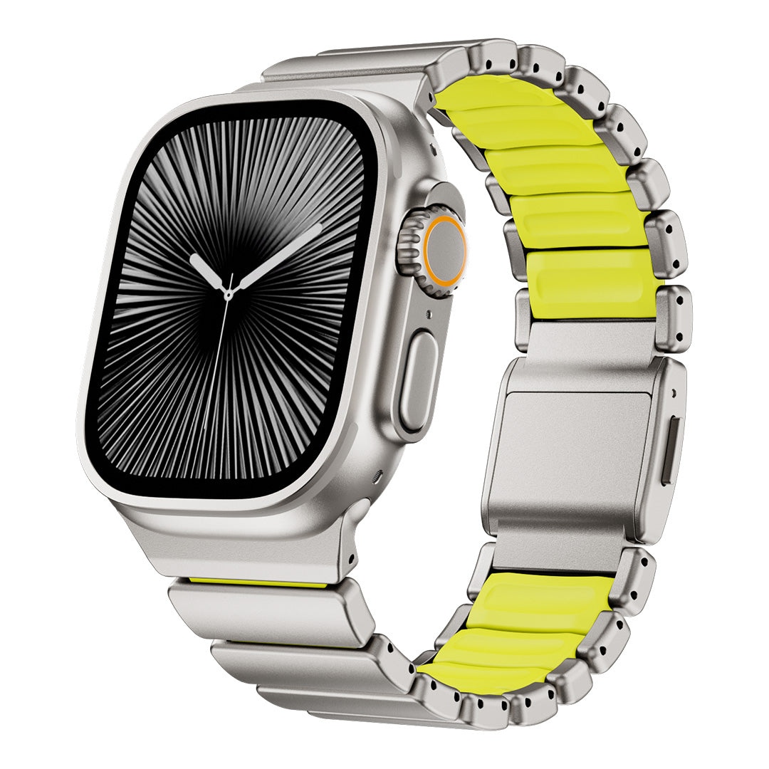 Stylish Titanium Apple Watch Band 14