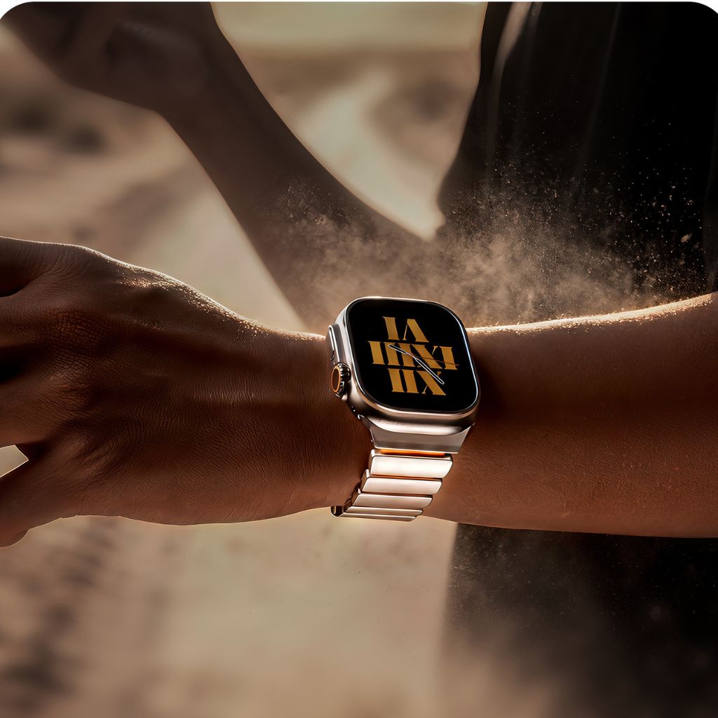 Stylish Titanium Apple Watch Band 3