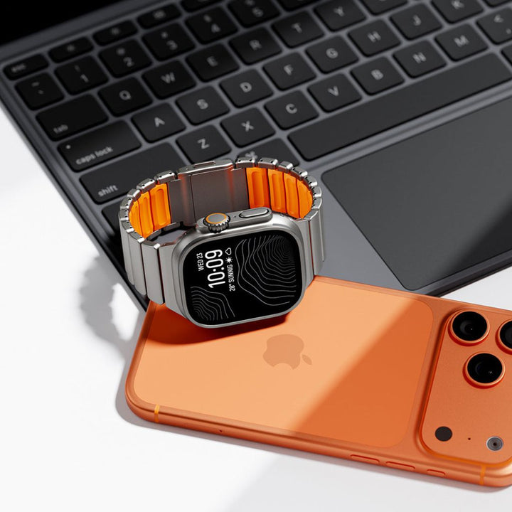 Stylish Titanium Apple Watch Band 4