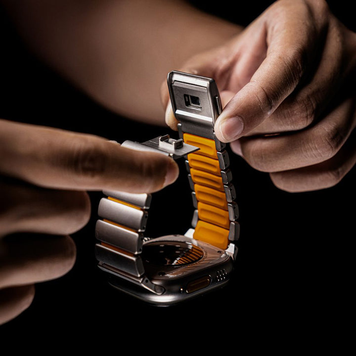 Stylish Titanium Apple Watch Band 5