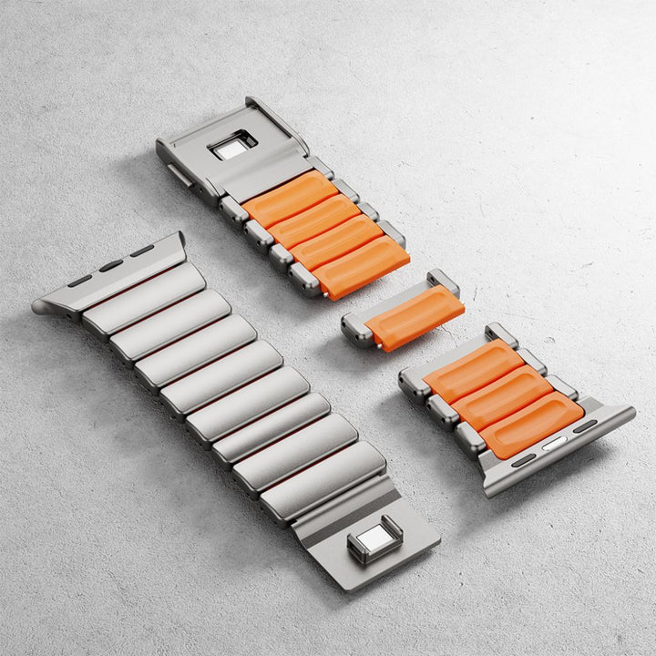Stylish Titanium Apple Watch Band 7