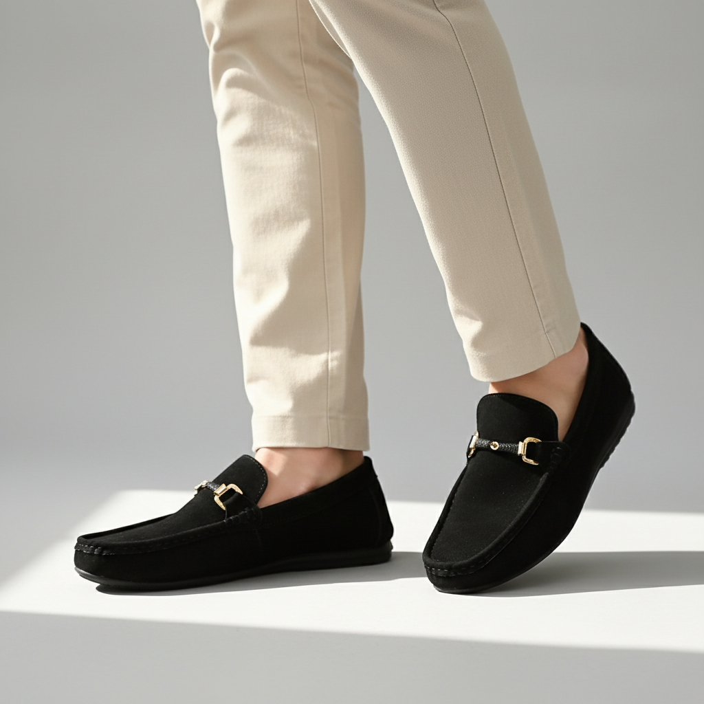 Suede Slip-On Loafers for Women 8