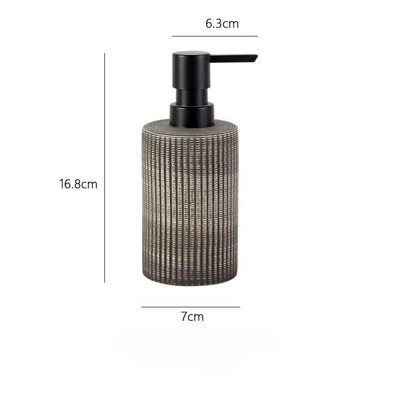 Textured Ceramic Soap Dispenser 3