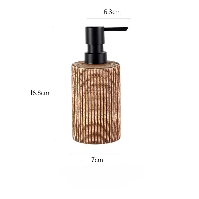 Textured Ceramic Soap Dispenser 4