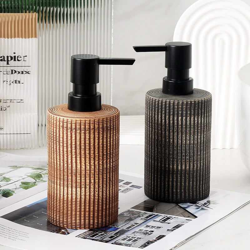 Textured Ceramic Soap Dispenser 5