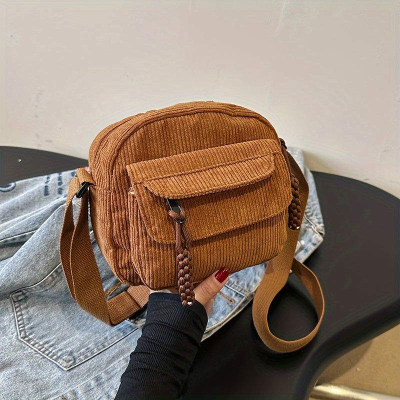 Textured Crossbody Bag for Women 0