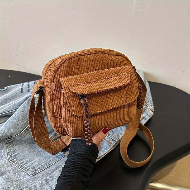 Textured Crossbody Bag for Women 0