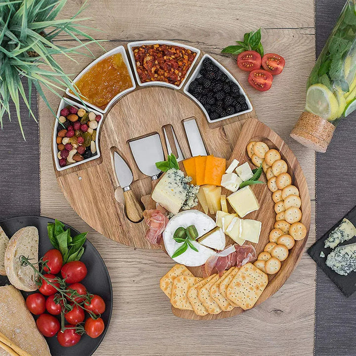 Timeless Acacia Wood Charcuterie Board 1