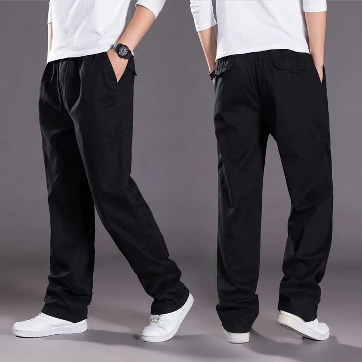 Timeless Black Cargo Pants 1