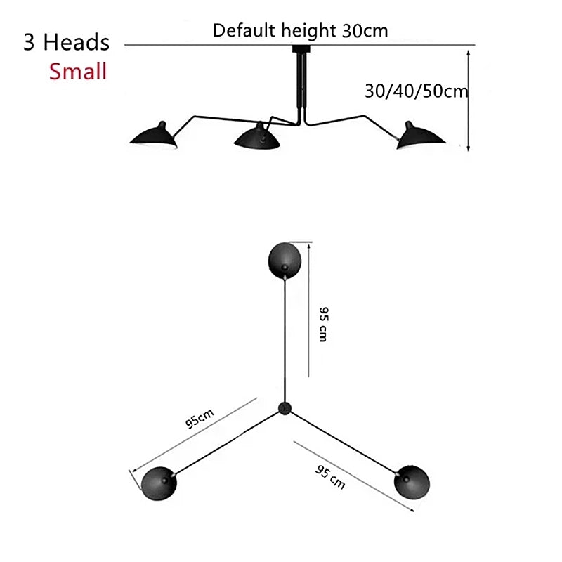 Timeless Black Chandelier Light 8