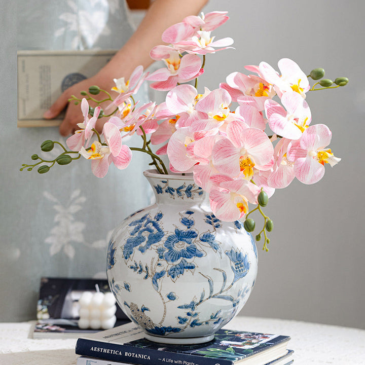 Timeless Blue and White Porcelain Vase 0