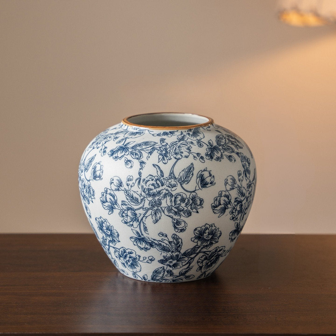 Timeless Blue and White Porcelain Vase 0