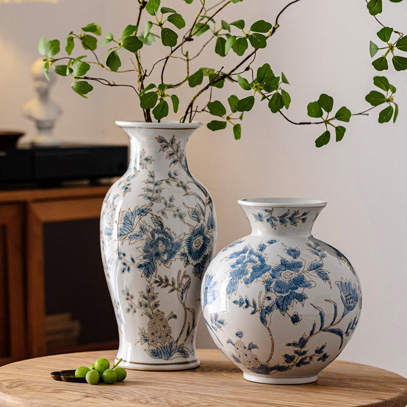 Timeless Blue and White Porcelain Vase 2