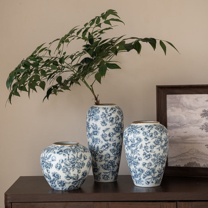 Timeless Blue and White Porcelain Vase 2