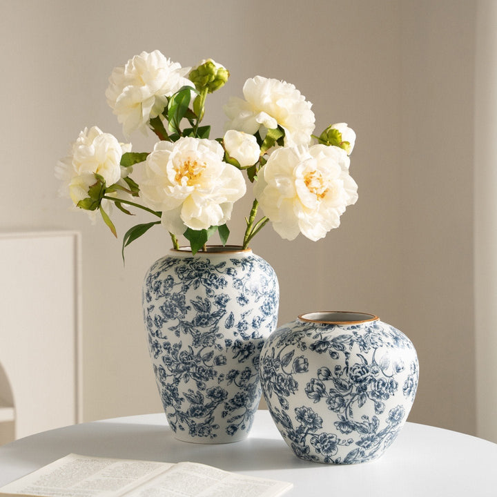 Timeless Blue and White Porcelain Vase 4
