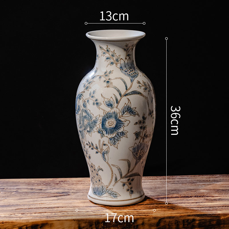 Timeless Blue and White Porcelain Vase 6