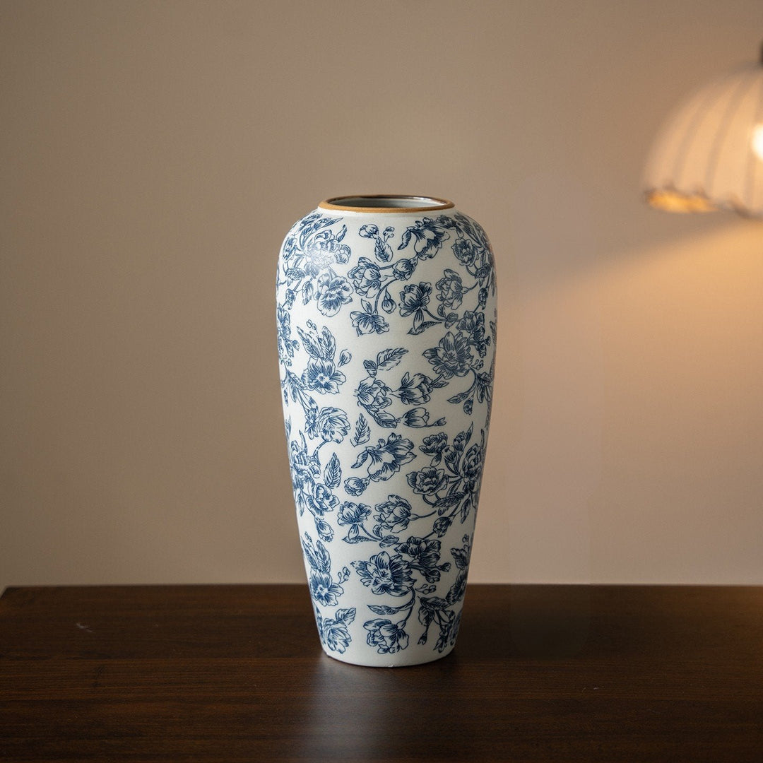 Timeless Blue and White Porcelain Vase 7