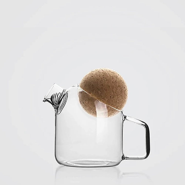 Timeless Borosilicate Glass Pitcher with Lid 0