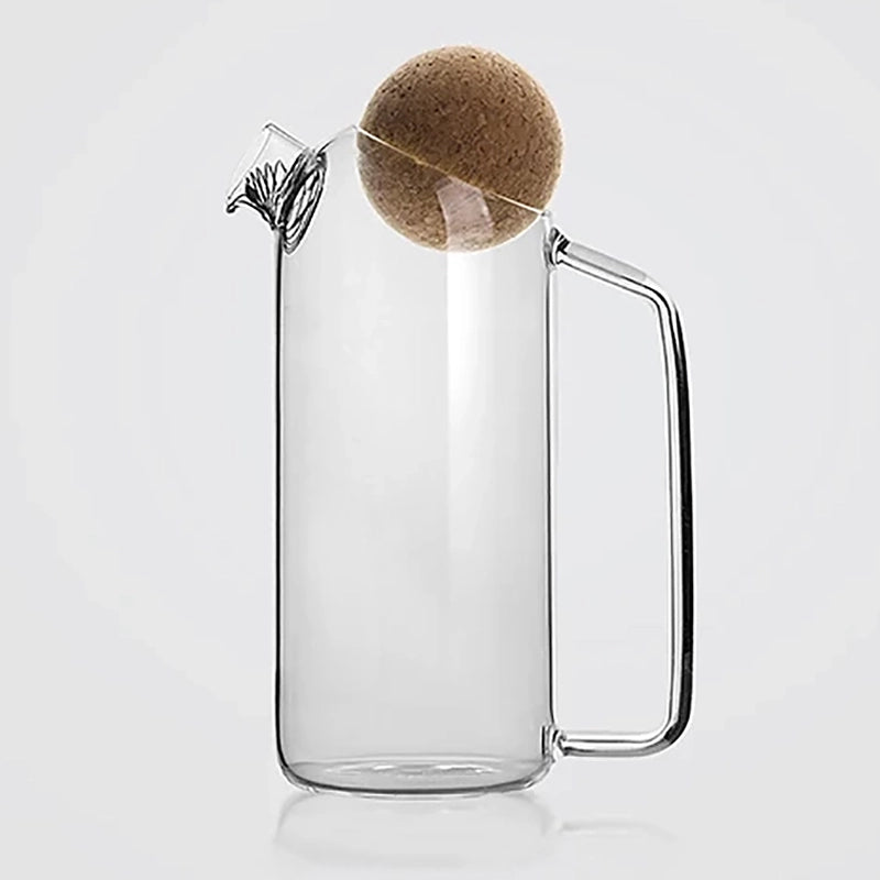 Timeless Borosilicate Glass Pitcher with Lid 6