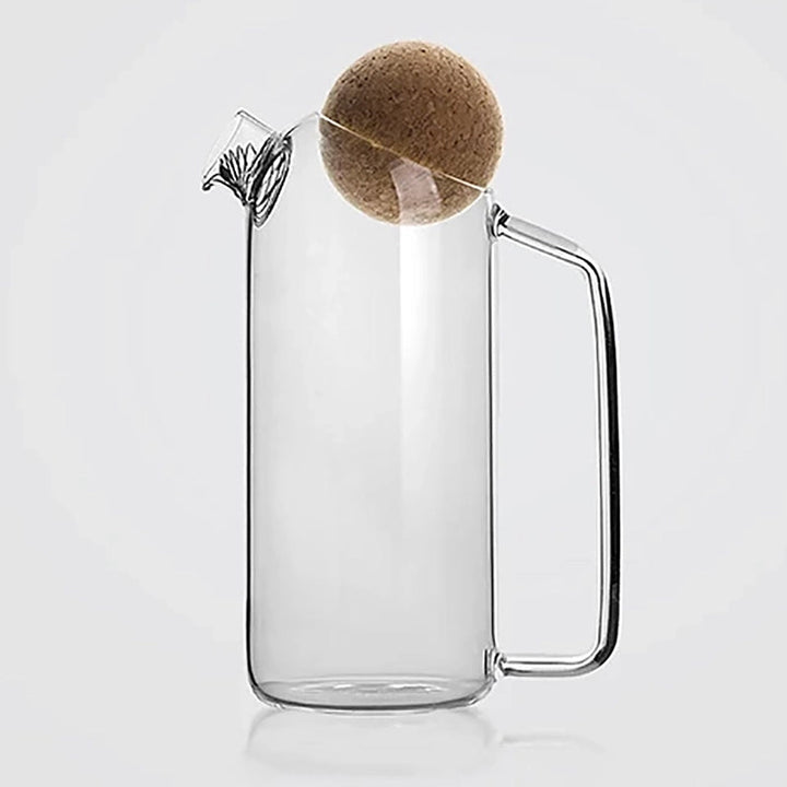 Timeless Borosilicate Glass Pitcher with Lid 6