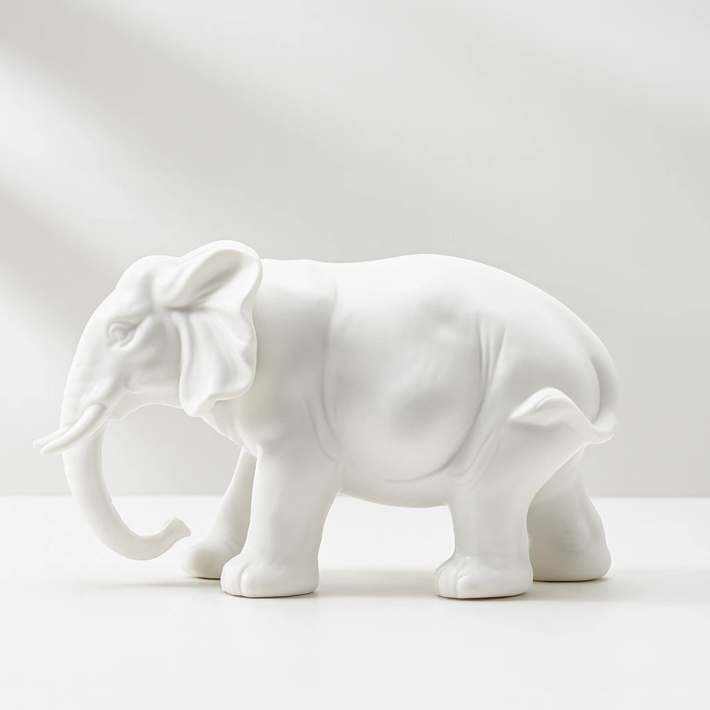 Timeless Ceramic Elephant Statue 1