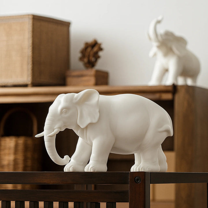 Timeless Ceramic Elephant Statue 4