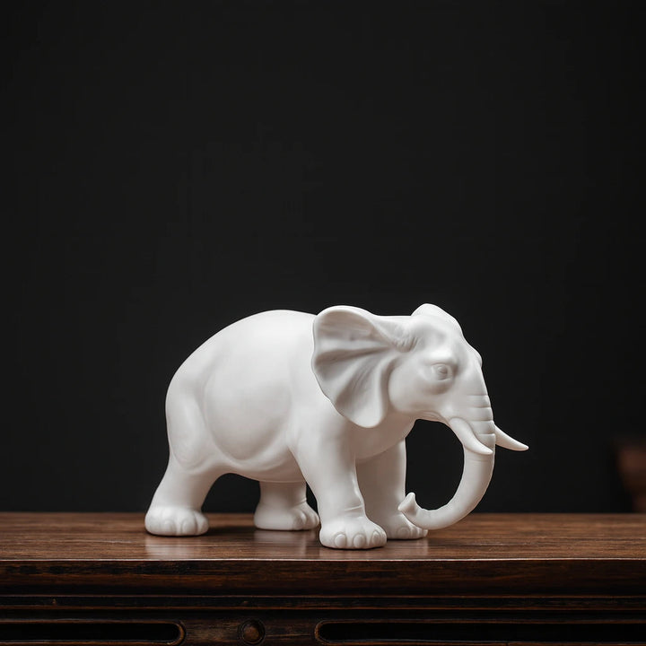 Timeless Ceramic Elephant Statue 5
