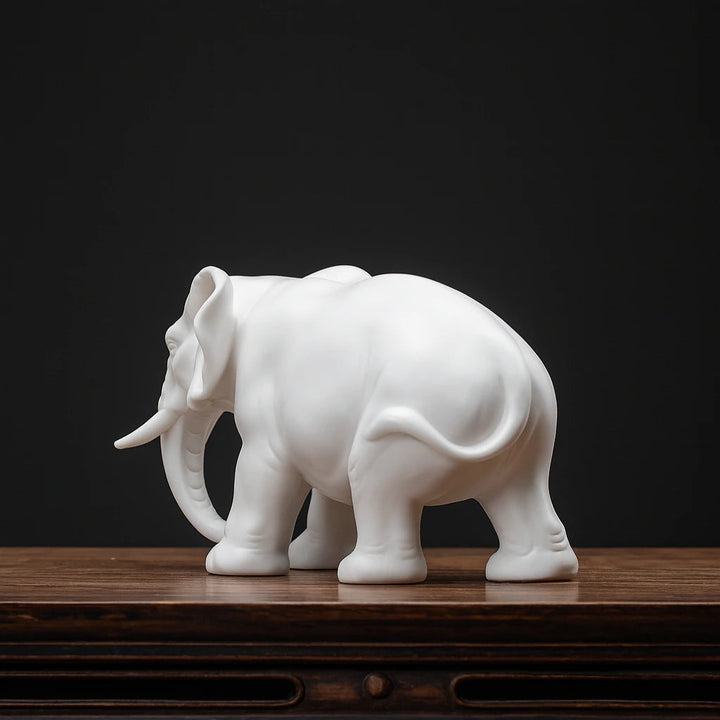 Timeless Ceramic Elephant Statue 6