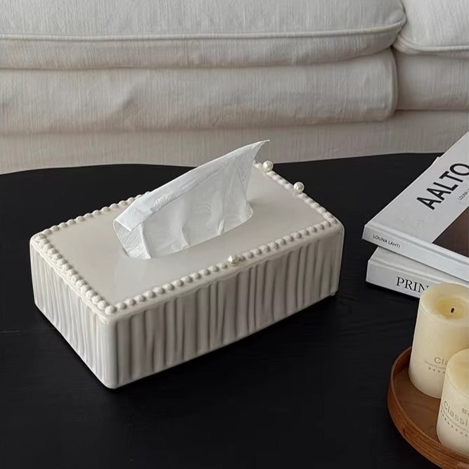 Timeless Ceramic Tissue Box Cover 0
