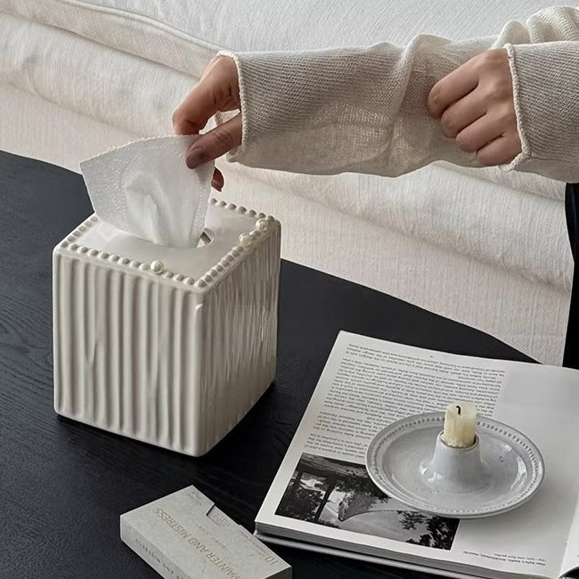 Timeless Ceramic Tissue Box Cover 6