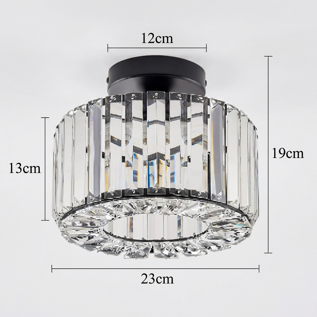 Timeless Crystal Flush Mount Ceiling Light 6