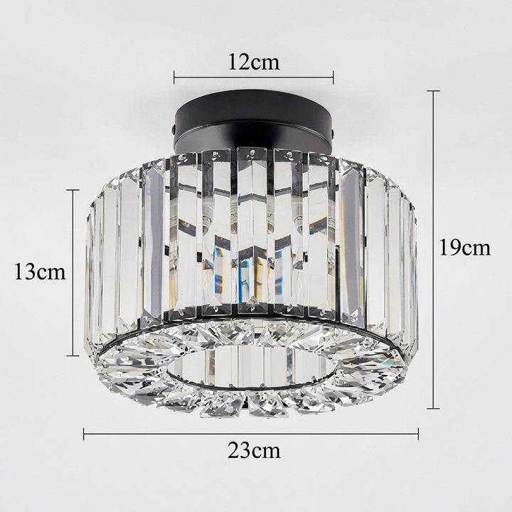 Timeless Crystal Flush Mount Ceiling Light 6