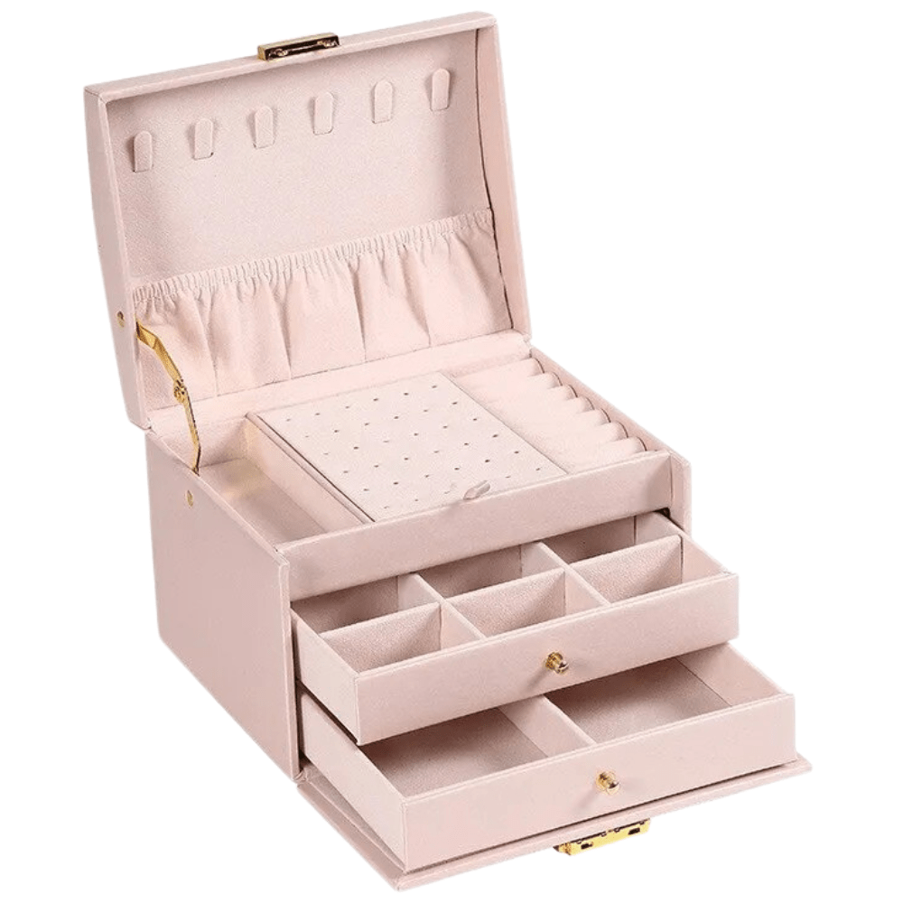 Timeless Faux Leather Jewelry Box 4