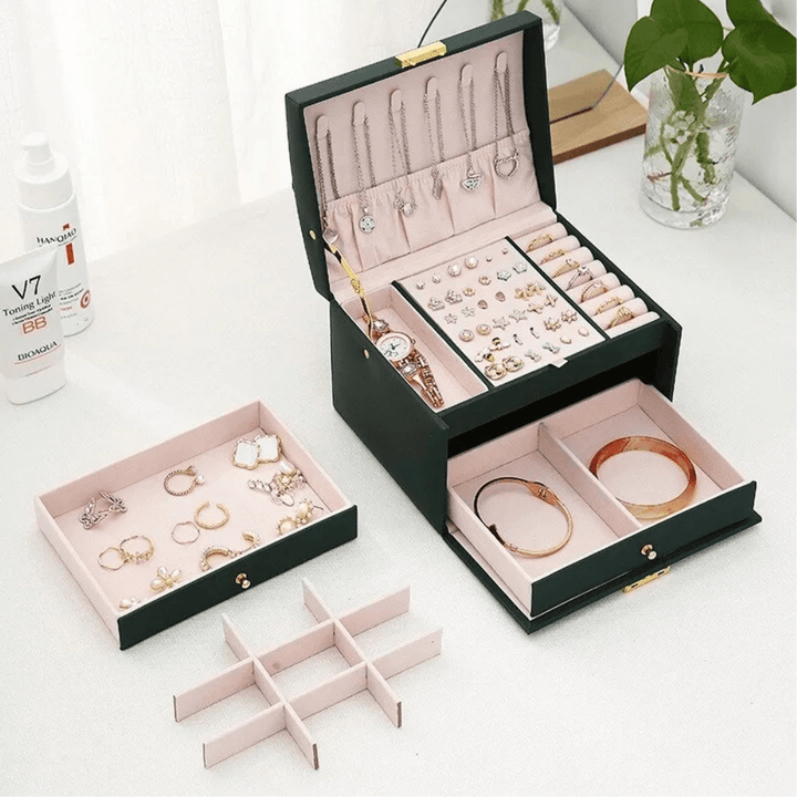 Timeless Faux Leather Jewelry Box 6