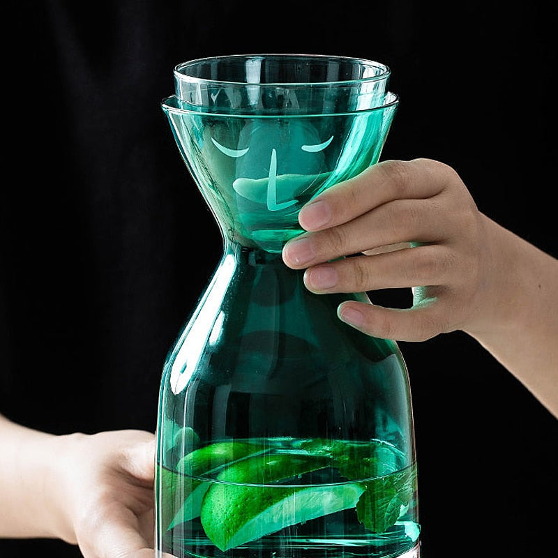 Timeless Glass Bedside Carafe and Glass 4