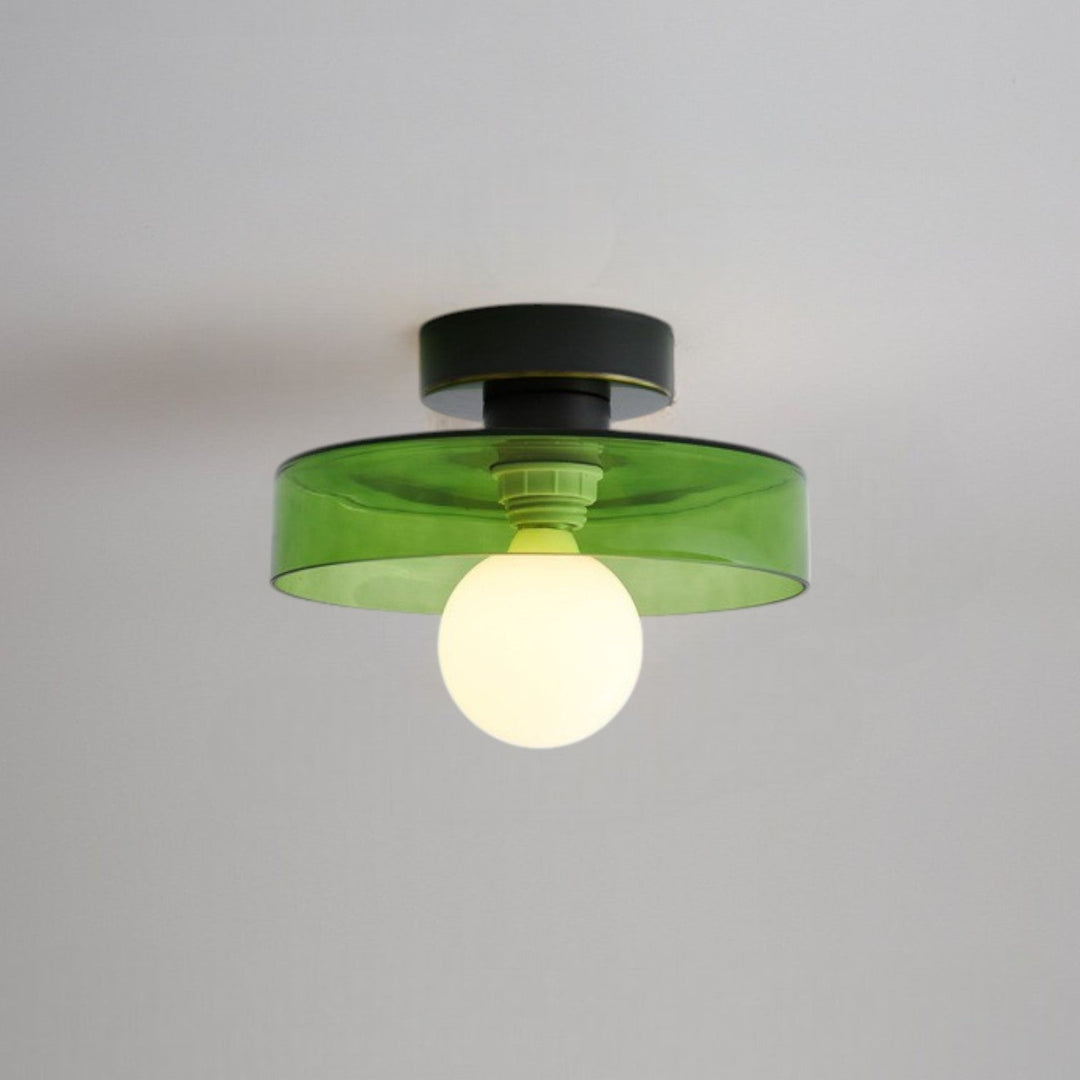 Timeless Glass Flush Mount Ceiling Light 4