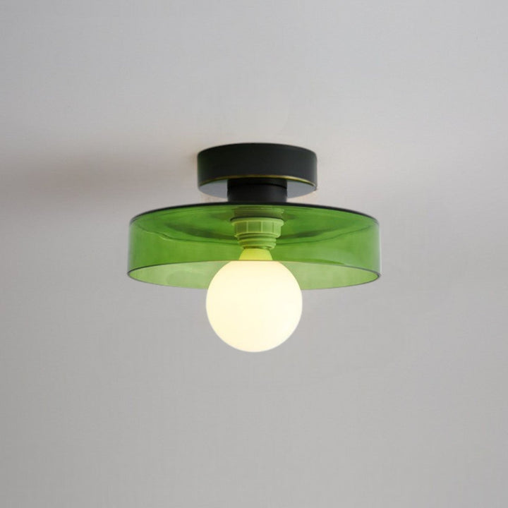 Timeless Glass Flush Mount Ceiling Light 4