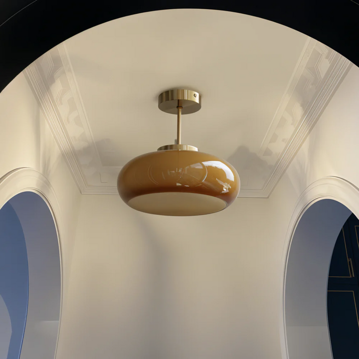 Timeless Glass Flush Mount Ceiling Light 4