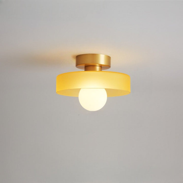 Timeless Glass Flush Mount Ceiling Light 7