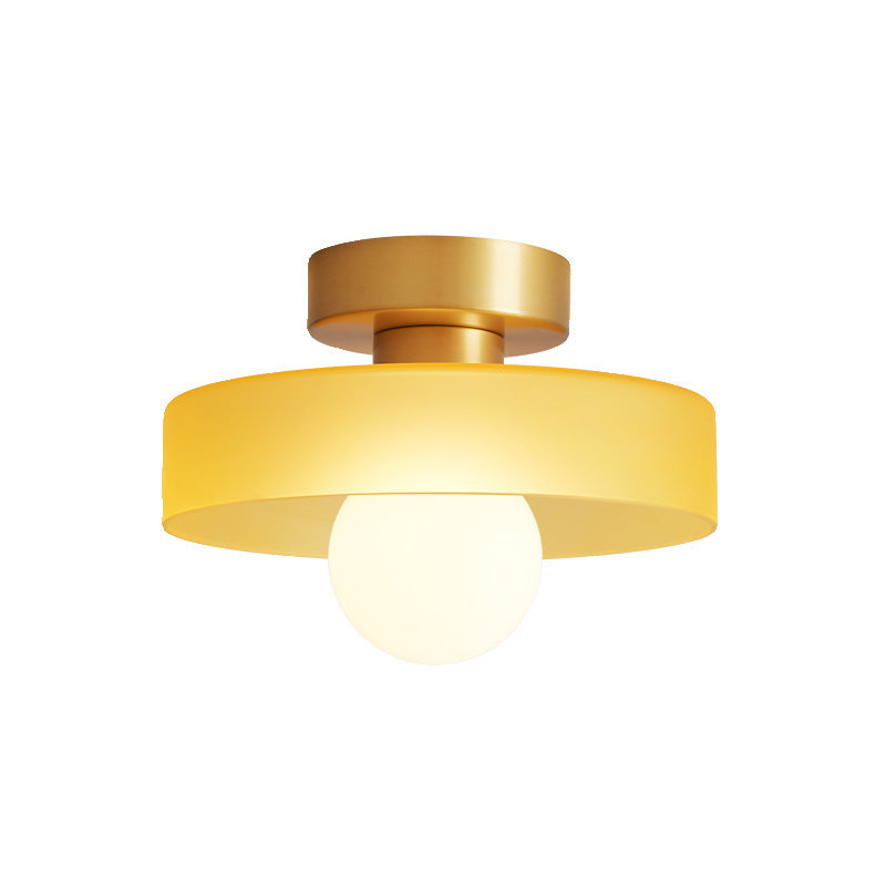 Timeless Glass Flush Mount Ceiling Light 8