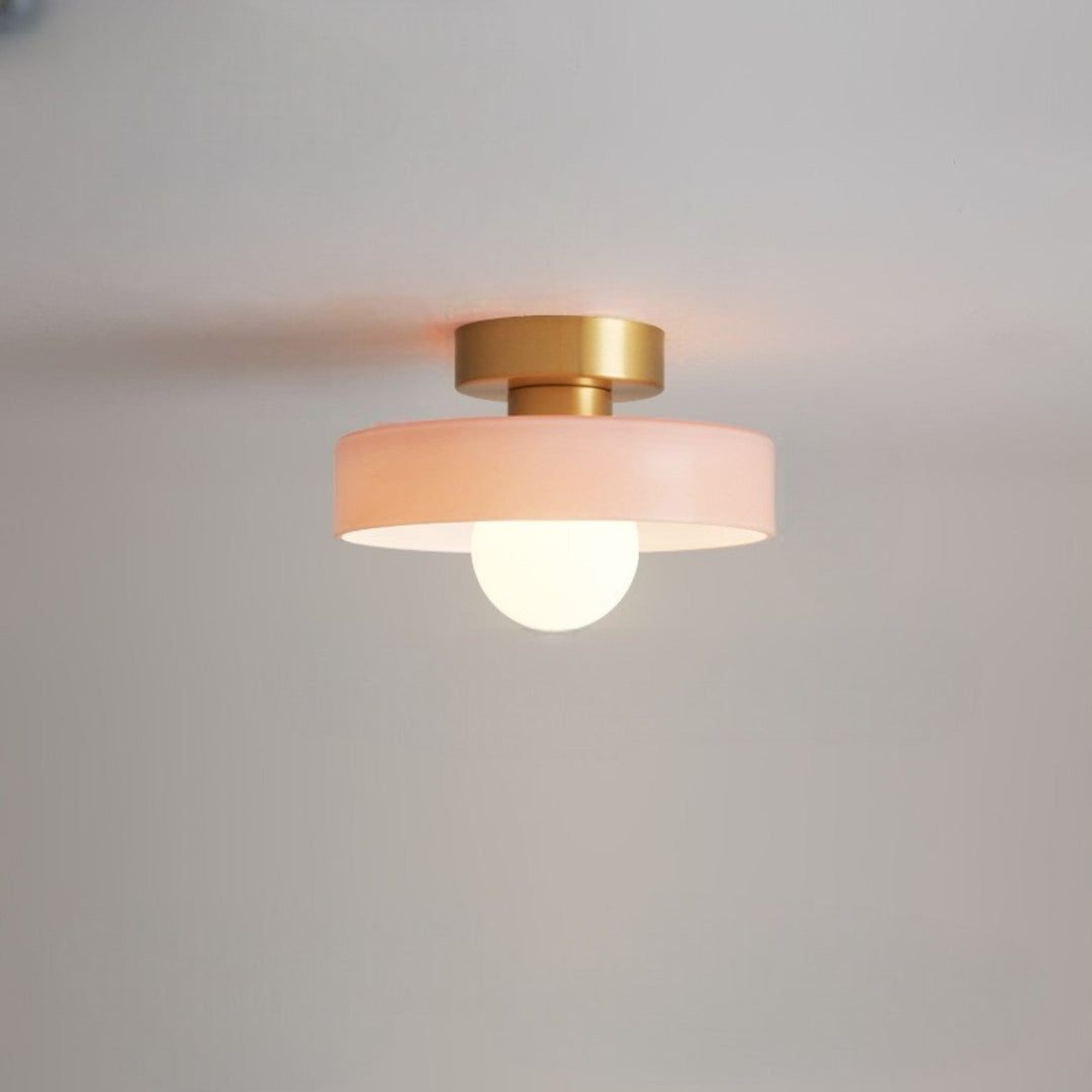 Timeless Glass Flush Mount Ceiling Light 9