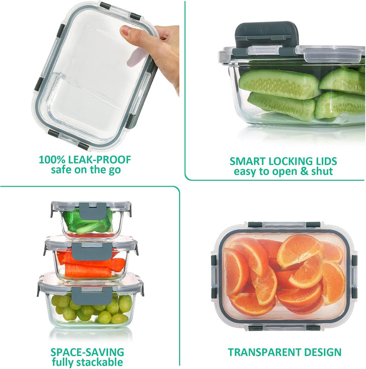 Timeless Glass Food Storage Containers 3