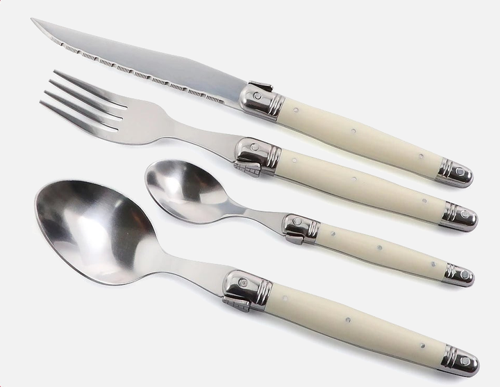 Timeless Ivory Stainless Steel Cutlery Set 3