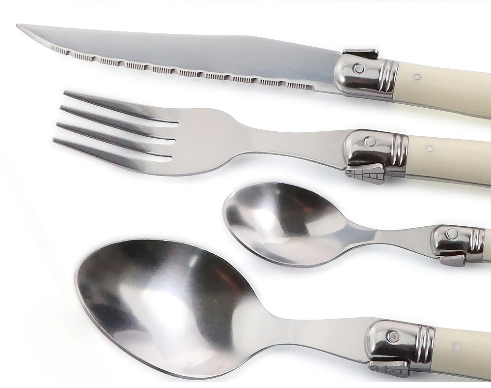 Timeless Ivory Stainless Steel Cutlery Set 7