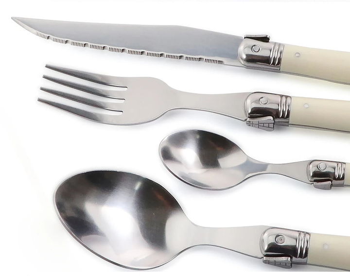 Timeless Ivory Stainless Steel Cutlery Set 7