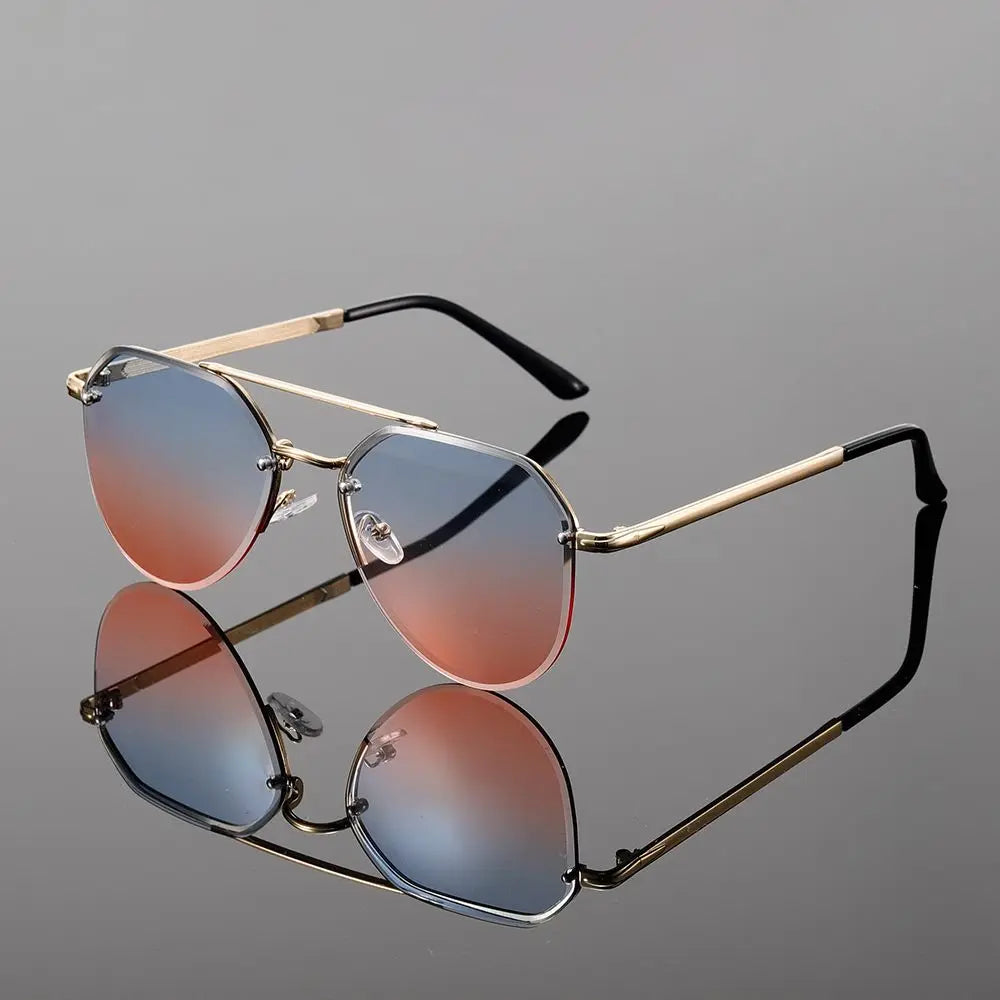 Timeless Metal Aviator Sunglasses 3