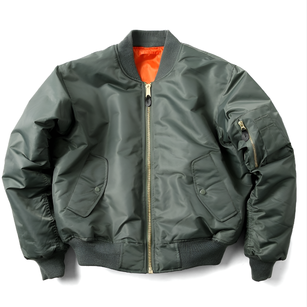 Timeless Polyester Bomber Jacket 0