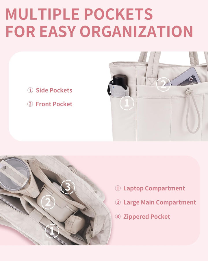 Timeless Quilted Tote Bag 4